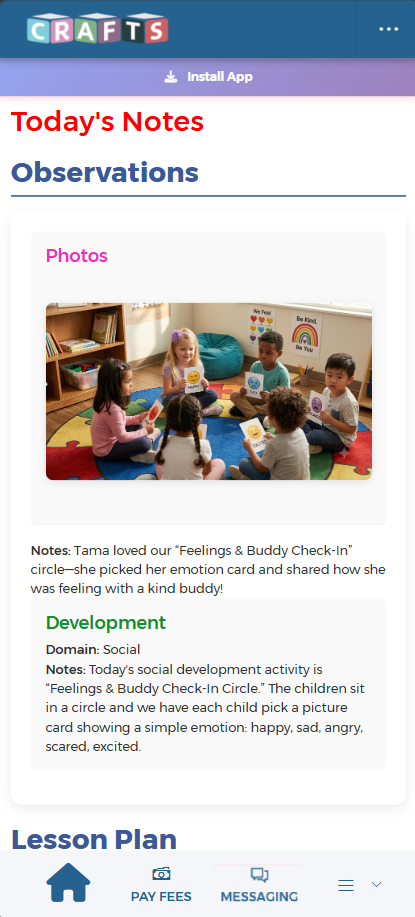 CRAFTS Online Registration and Parent Portal